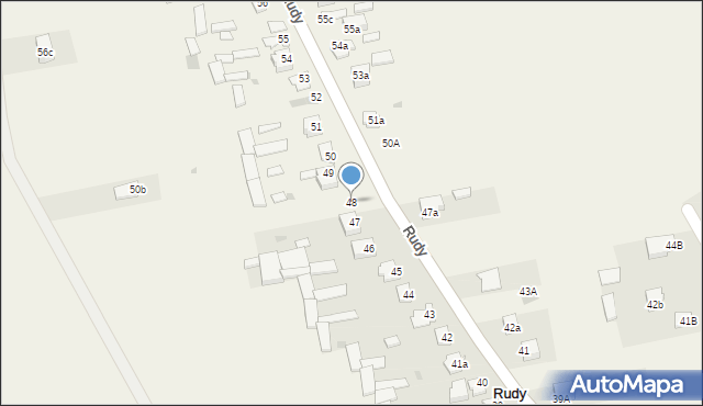Rudy, Rudy, 48, mapa Rudy