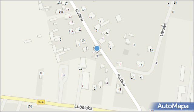 Rudy, Rudy, 5, mapa Rudy