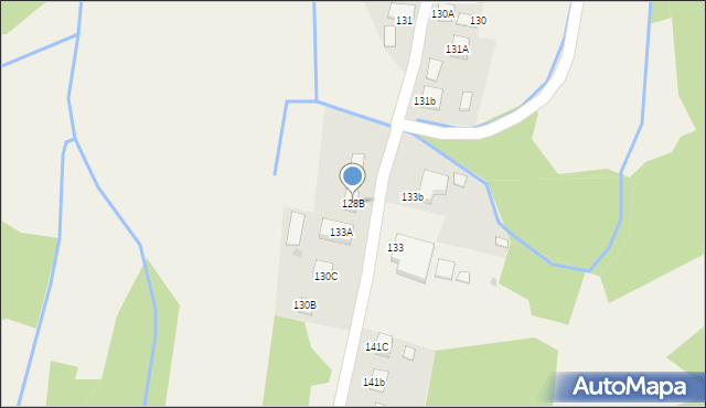 Rudy-Rysie, Rudy-Rysie, 128B, mapa Rudy-Rysie