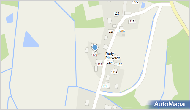 Rudy-Rysie, Rudy-Rysie, 129, mapa Rudy-Rysie