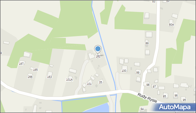 Rudy-Rysie, Rudy-Rysie, 161, mapa Rudy-Rysie