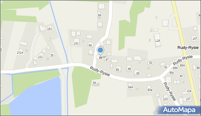Rudy-Rysie, Rudy-Rysie, 98, mapa Rudy-Rysie