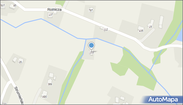 Rudzica, Rudzica, 133, mapa Rudzica