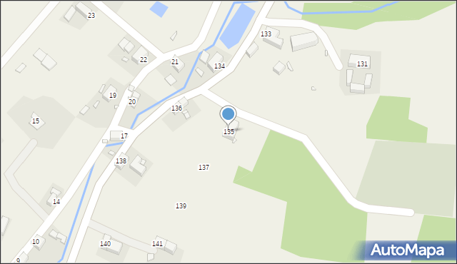 Rudzica, Rudzica, 135, mapa Rudzica