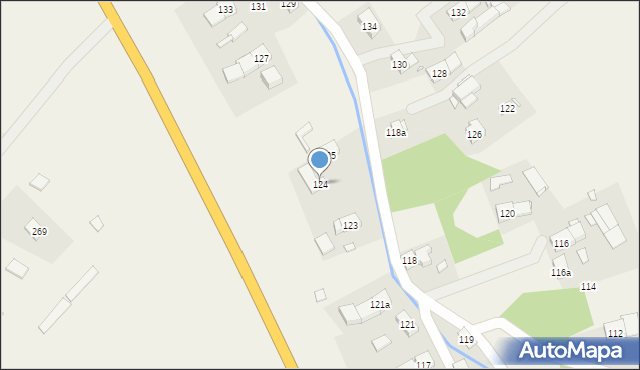 Rudziczka, Rudziczka, 124, mapa Rudziczka