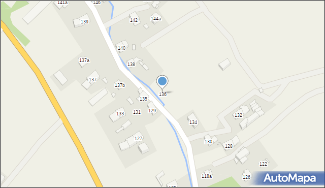 Rudziczka, Rudziczka, 136, mapa Rudziczka