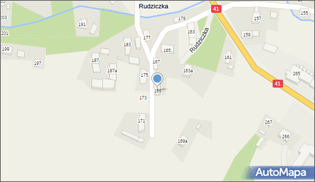 Rudziczka, Rudziczka, 169, mapa Rudziczka
