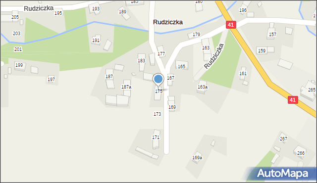 Rudziczka, Rudziczka, 175, mapa Rudziczka