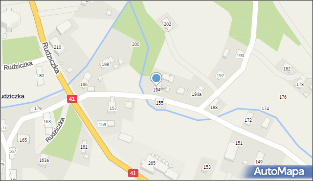 Rudziczka, Rudziczka, 194, mapa Rudziczka