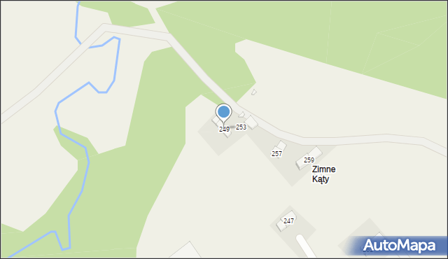Rudziczka, Rudziczka, 249, mapa Rudziczka