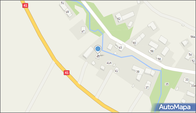 Rudziczka, Rudziczka, 45, mapa Rudziczka