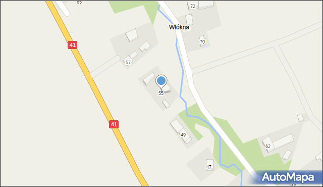 Rudziczka, Rudziczka, 55, mapa Rudziczka