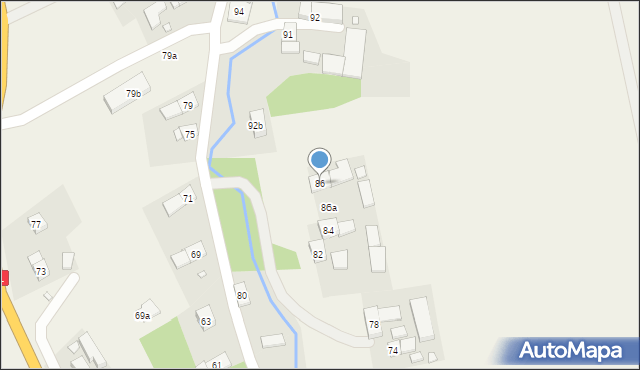 Rudziczka, Rudziczka, 86, mapa Rudziczka