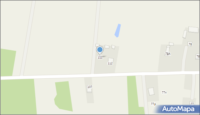 Rudzienko, Rudzienko, 111, mapa Rudzienko