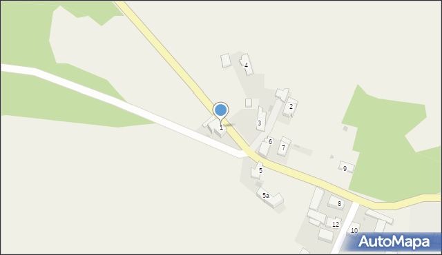 Rudziny, Rudziny, 1, mapa Rudziny