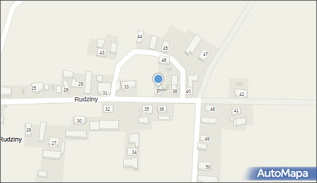 Rudziny, Rudziny, 37, mapa Rudziny