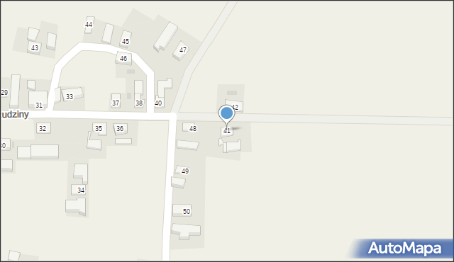 Rudziny, Rudziny, 41, mapa Rudziny