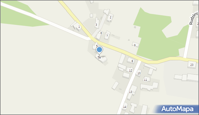 Rudziny, Rudziny, 5a, mapa Rudziny