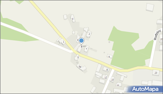 Rudziny, Rudziny, 6, mapa Rudziny