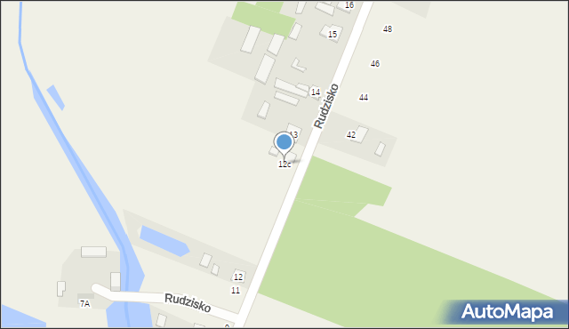 Rudzisko, Rudzisko, 12c, mapa Rudzisko