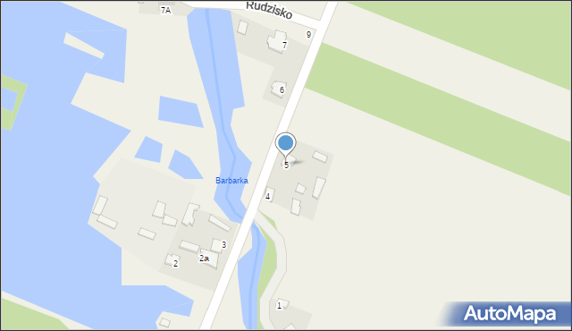 Rudzisko, Rudzisko, 5, mapa Rudzisko