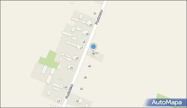 Rudzisko, Rudzisko, 50, mapa Rudzisko