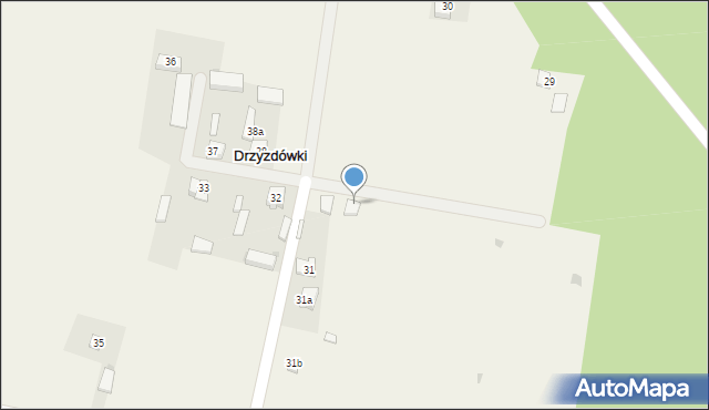 Rudzisko, Rudzisko, 31c, mapa Rudzisko