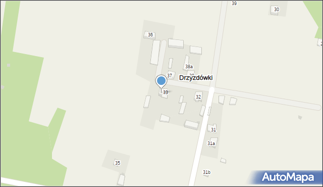 Rudzisko, Rudzisko, 34, mapa Rudzisko