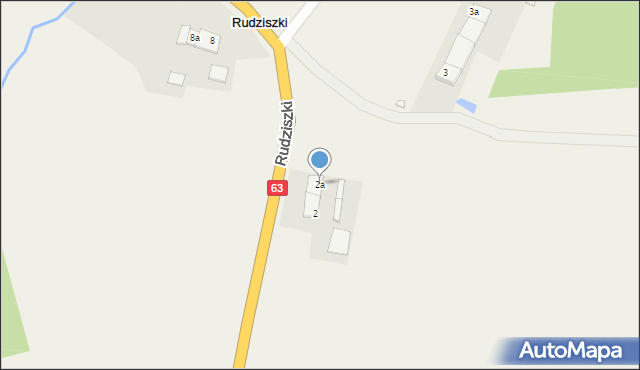 Rudziszki, Rudziszki, 2a, mapa Rudziszki