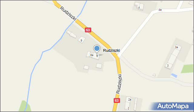 Rudziszki, Rudziszki, 8, mapa Rudziszki