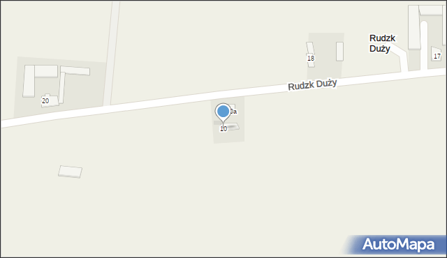 Rudzk Duży, Rudzk Duży, 10, mapa Rudzk Duży