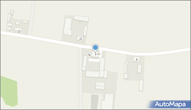 Rudzk Duży, Rudzk Duży, 7, mapa Rudzk Duży