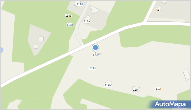 Rukławki, Rukławki, 119e, mapa Rukławki