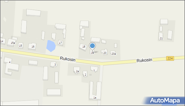 Rukosin, Rukosin, 19, mapa Rukosin