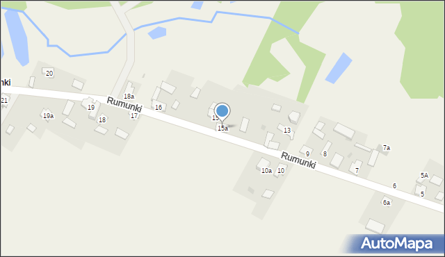 Rumunki, Rumunki, 15a, mapa Rumunki