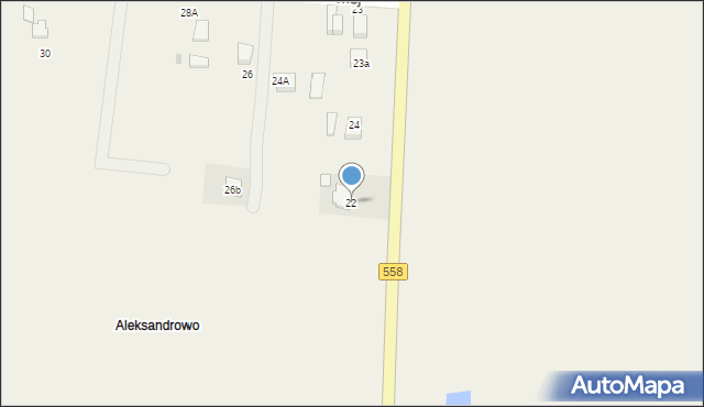 Rumunki Głodowskie, Rumiankowo, 22, mapa Rumunki Głodowskie