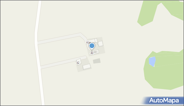 Rumunki Witkowskie, Rumunki Witkowskie, 41, mapa Rumunki Witkowskie