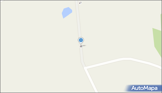 Rumunki Witkowskie, Rumunki Witkowskie, 48, mapa Rumunki Witkowskie