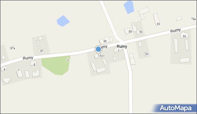 Rumy, Rumy, 2, mapa Rumy