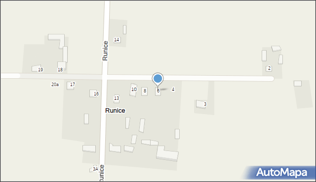 Runice, Runice, 6, mapa Runice