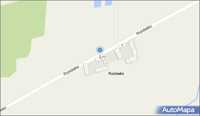 Runówko, Runówko, 6, mapa Runówko