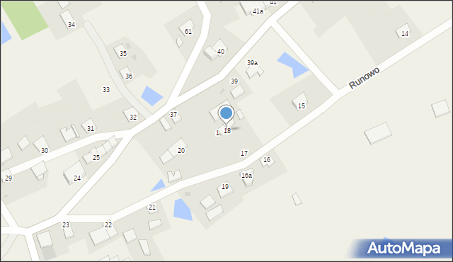 Runowo, Runowo, 18, mapa Runowo