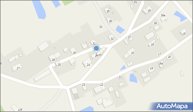 Runowo, Runowo, 25/2, mapa Runowo