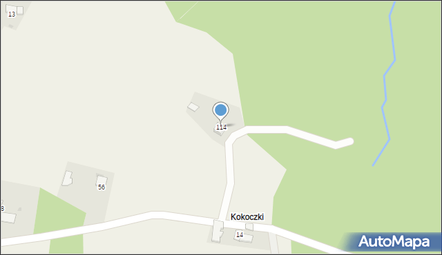 Rupniów, Rupniów, 114, mapa Rupniów