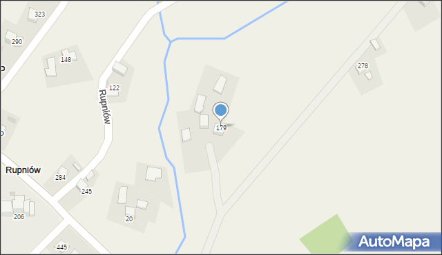 Rupniów, Rupniów, 179, mapa Rupniów