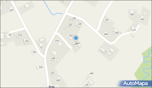 Rupniów, Rupniów, 265, mapa Rupniów