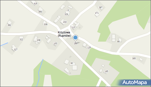 Rupniów, Rupniów, 269, mapa Rupniów
