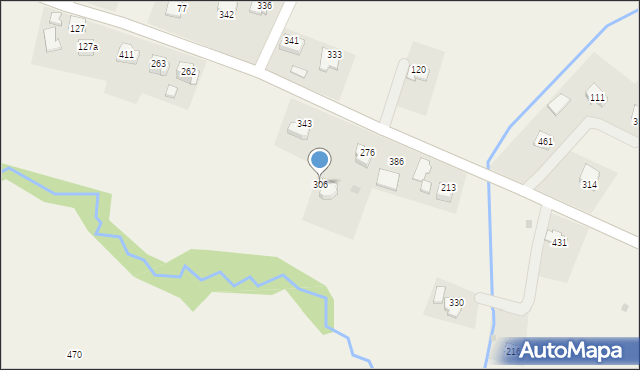 Rupniów, Rupniów, 306, mapa Rupniów