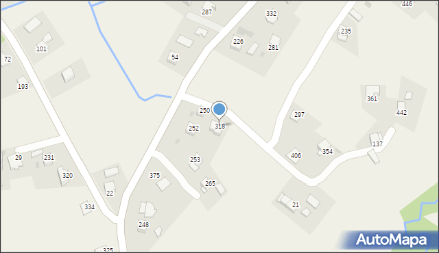 Rupniów, Rupniów, 318, mapa Rupniów