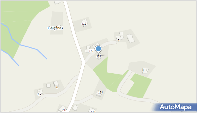 Rupniów, Rupniów, 328, mapa Rupniów